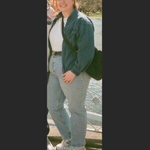 Abercrombie High Rise Dad Jeans Size 35/20